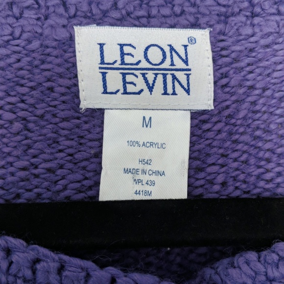 Lavender Cardigan Sweater - Picture 2 of 6